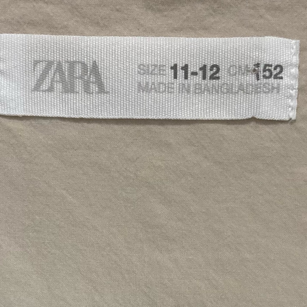 Zara Women’s Cotton, Oversized, Button down Tunic Shirt, EUC size 11/12 - Picture 3 of 12